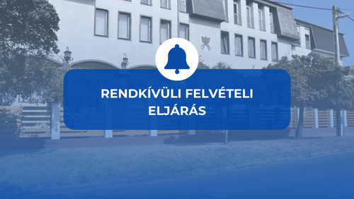 Rendkívüli felvételi eljárás